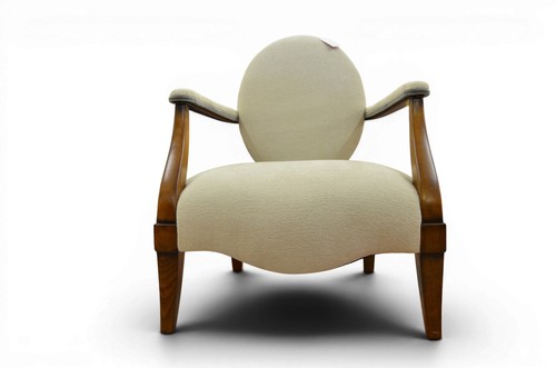 Arm chair upholstered wooden - arm,