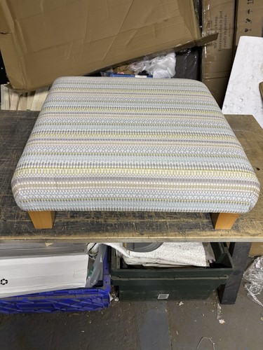 Dfs sophia striped - striped, footstool