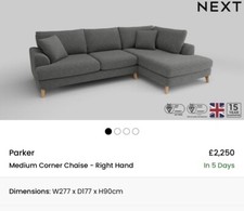 Next Sofa Ex Display