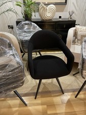 Set of 4 Black Boucle Ex