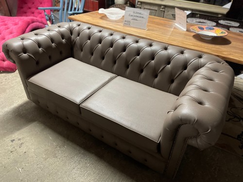 Grey chesterfield sofa - chesterfield, in